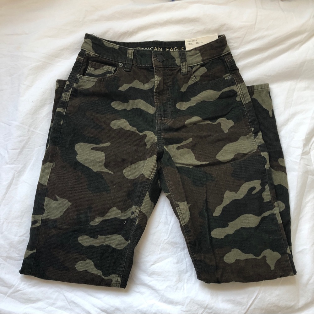 Corduroy Camo Pants